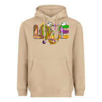 Mushroom love nurse mardi gras Heavyweight Hoodie - OliviaCreatesArt