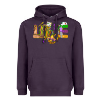 Plum love nurse mardi gras Heavyweight Hoodie - OliviaCreatesArt