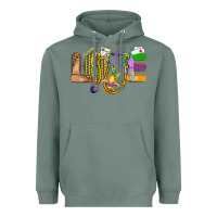 Sage love nurse mardi gras Heavyweight Hoodie - OliviaCreatesArt