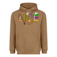Love Nurse Mardi Gras Heavyweight Hoodie | Teevron
