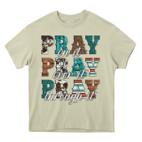 Mossy pray on it pray over it pray through it Heavy Core Tee - Artiststas