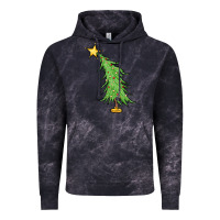 Cloud Black trendy christmas tree Vintage Hoodie - MaliasSmallBusiness
