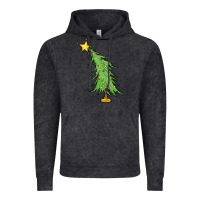 Vintage Black trendy christmas tree Vintage Hoodie - MaliasSmallBusiness