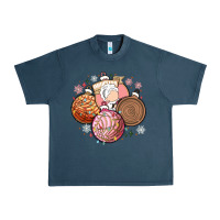 Midnight Navy christmas pan dulce Urban Heavy Tee - MaliasSmallBusiness