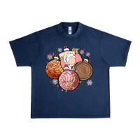 Navy christmas pan dulce Urban Heavy Tee - MaliasSmallBusiness