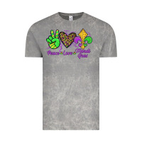 Cloud Rock peace love mardi gras Vintage Tee - JahusDesignShop
