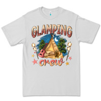 Dove Grey glamping crew Premium Tee - NancyCooperArtShop
