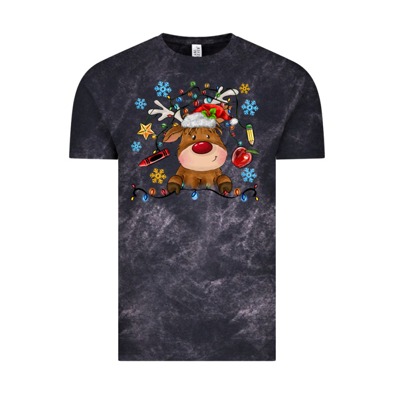 Christmas Deer School Vintage Tee by MaliasSmallBusiness | Teevron