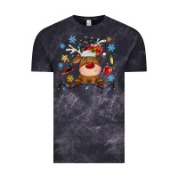 Cloud Black christmas deer school Vintage Tee - MaliasSmallBusiness