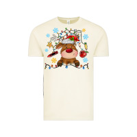 Vintage Arctic christmas deer school Vintage Tee - MaliasSmallBusiness
