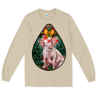 Mushroom christmas pig Long Sleeve Tee - LillyAllenDesigns