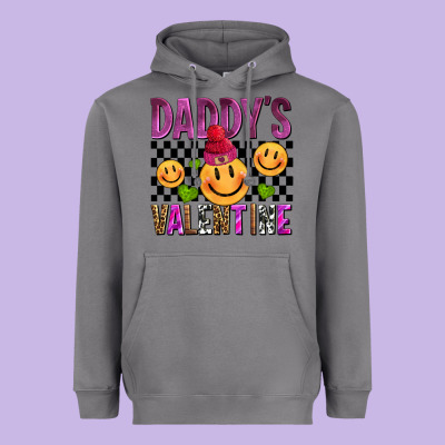 Daddys Valentine Olivia Heavyweight Hoodie Designed By Oliviacreatesart