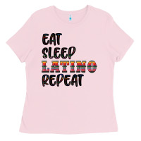 Eat Sleep Latino Repeat Ladies Tee | Teevron