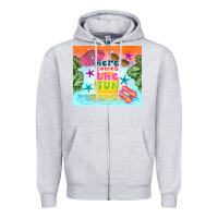 Heather Grey here comes the sun Zipper Hoodie - TumblerDesignByShophia