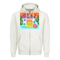 Oatmeal Heather here comes the sun Zipper Hoodie - TumblerDesignByShophia