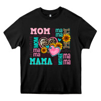 Black mom mama mommy with hearts Heavy Core Tee - AdoDesignShop