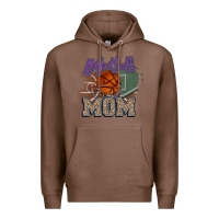 Chestnut Basketball Mom Premium Hoodie - HowdyJamesFarm