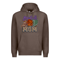 Coffee Basketball Mom Premium Hoodie - HowdyJamesFarm
