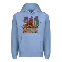 Colony Blue Basketball Mom Premium Hoodie - HowdyJamesFarm