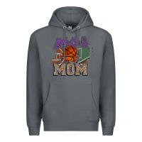 Rock Basketball Mom Premium Hoodie - HowdyJamesFarm