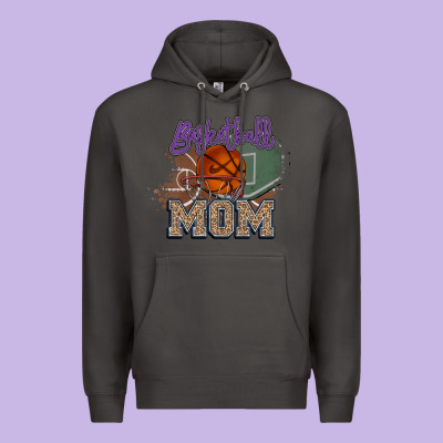 Basketball Mom Premium Hoodie Designed By Howdyjamesfarm