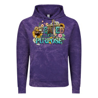 Cloud Purple created with a purpose Vintage Hoodie - NancyCooperArtShop