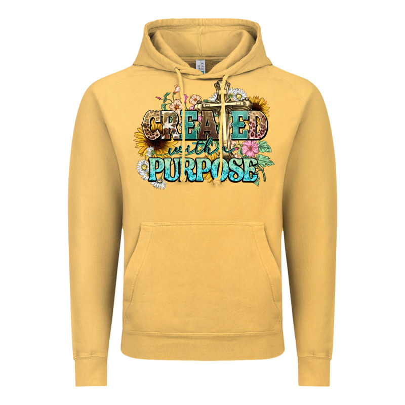 Created With A Purpose Vintage Hoodie by NancyCooperArtShop | Teevron