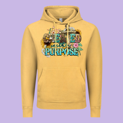 Created With A Purpose Vintage Hoodie Designed By Nancycooperartshop