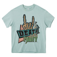 Arona death of the party white Heavy Core Tee - JahusDesignShop