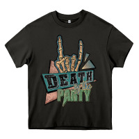 Asphalt death of the party white Heavy Core Tee - JahusDesignShop