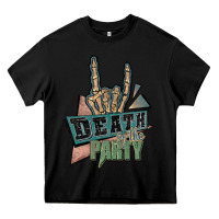 Black death of the party white Heavy Core Tee - JahusDesignShop