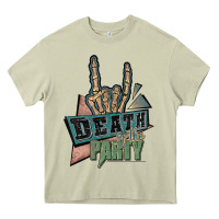 Mossy death of the party white Heavy Core Tee - JahusDesignShop