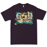 Plum god is my refugee and strength Premium Tee - NancyCooperArtShop
