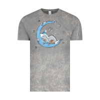 Cloud Rock snowman and moon Vintage Tee - MaliasSmallBusiness