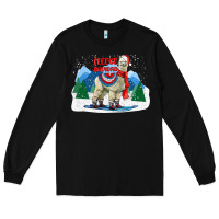 Black fleece navidad alpaca mountains Long Sleeve Tee - LillyAllenDesigns