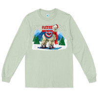 Matcha fleece navidad alpaca mountains Long Sleeve Tee - LillyAllenDesigns