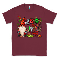 Burgundy enjoy the little things Classic Tee - MaliasSmallBusiness