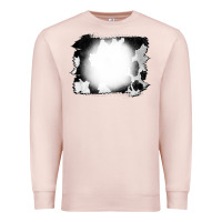Pale Pink Cowhide Bleached Premium Sweatshirt - CowCowDesign