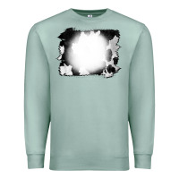 Seafoam Cowhide Bleached Premium Sweatshirt - CowCowDesign