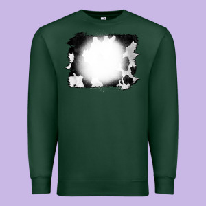 Cowhide Bleached Premium Sweatshirt Designed By Cowcowdesign