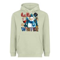 Matcha hello winter Heavyweight Hoodie - OliviaCreatesArt