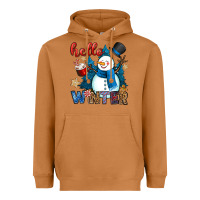 Meerkat hello winter Heavyweight Hoodie - OliviaCreatesArt