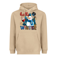 Mushroom hello winter Heavyweight Hoodie - OliviaCreatesArt