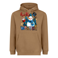Toasted Coconut hello winter Heavyweight Hoodie - OliviaCreatesArt