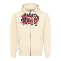 Sandshell America Zipper Hoodie - HowdyJamesFarm