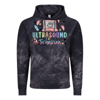 Cloud Black ultrasound technician Vintage Hoodie - MaliasSmallBusiness