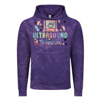 Cloud Purple ultrasound technician Vintage Hoodie - MaliasSmallBusiness
