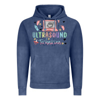 Vintage Denim ultrasound technician Vintage Hoodie - MaliasSmallBusiness