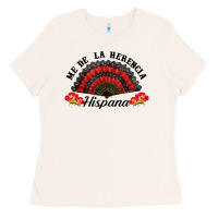 Bone me de la herencia hispana hand fan Ladies Tee - BundleAndBundleShop