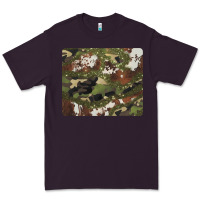 Plum black and brown cowhide camouflage Premium Tee - BarkalooDesign